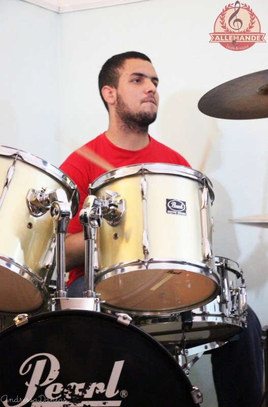 Aulas de Bateria Onde Achar na Vila Medeiros - Curso de Bateria