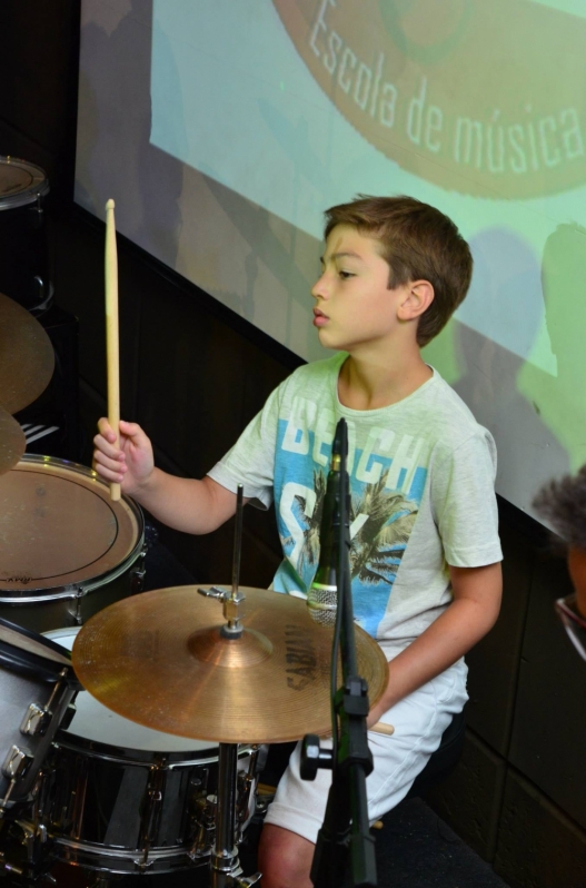 Escola para Aula de Bateria Onde Achar em Cachoeirinha - Aula de Bateria Quanto Custa