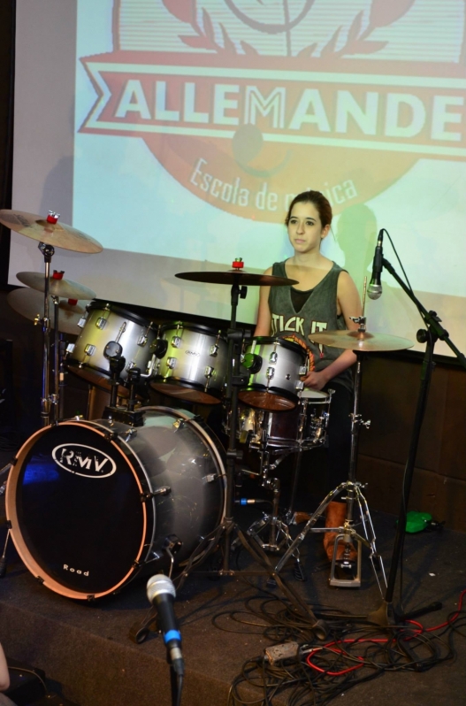 Onde Achar Escola de Curso de Bateria em Brasilândia - Aula de Bateria Quanto Custa