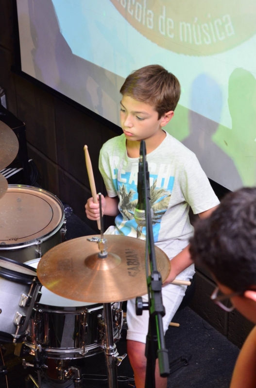 Onde Localizar uma Escola para Aula de Bateria no Jaçanã - Curso de Bateria Preço