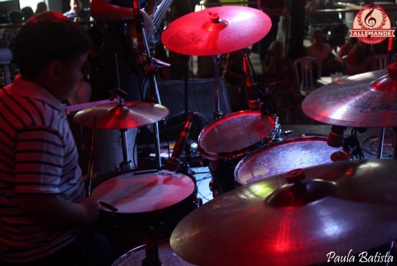 Onde Tem Aulas de Bateria em Brasilândia - Aula de Bateria Preço