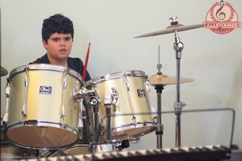 Preço de Curso de Bateria na Lauzane Paulista - Aula de Bateria no Carandiru