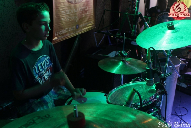 Valor de Escola para Aula de Bateria na Casa Verde - Aula de Bateria Preço